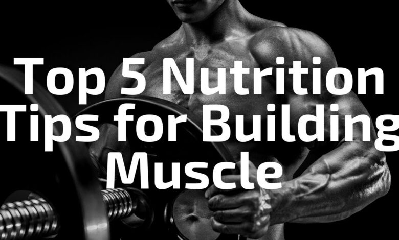 Top 5 Nutritional Tips for Muscle Building | Boost Strength & Recovery